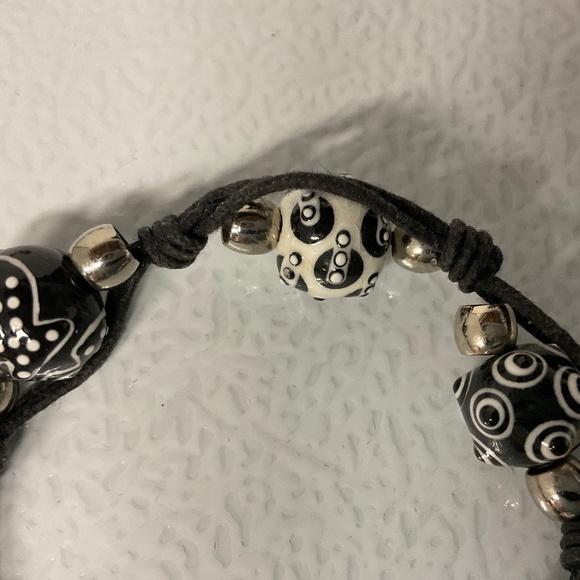 Beaded Choker Necklace Handmade Beads - Picture 5 of 10